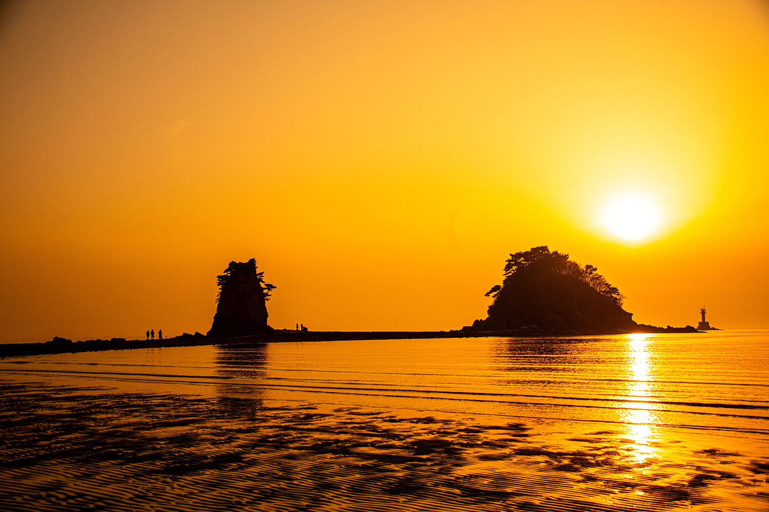 꽃지의 저녁노을.jpg